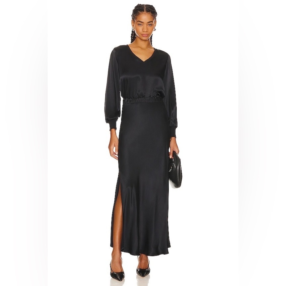 Nation Ltd Ayra Dressed Up V-neck Top Black